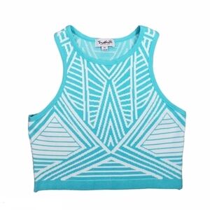 TRUEHITT Sleeveless Crop Top Size M